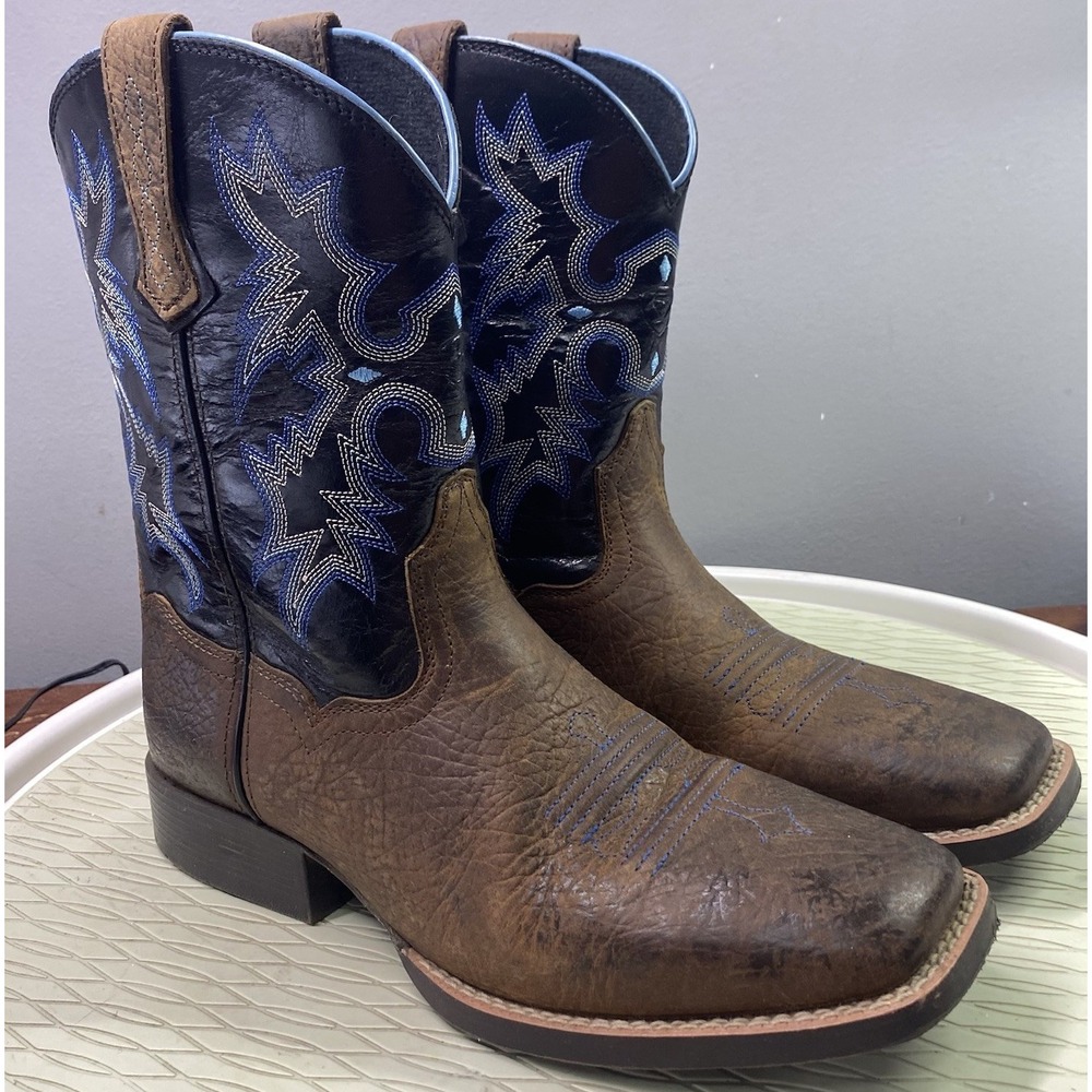 Ariat Tombstone Womens Leather Western Cowboy Cowgirl Riding Brown Boots Sz. 5.5